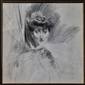 Portrait of Madame Veil Picard, 1896 (pencils on paper)