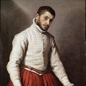 Portrait of Man or "The Tailor"Painting by Giovan Battista Moroni