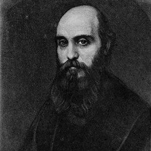 Portrait of William Michael Rossetti, 1864 (litho) (b / w photo)