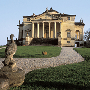 Renaissance architecture: view of villa Capra called the Rotonda created by architect