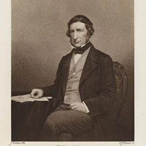 The Right Honourable Sir George Cornewall Lewis, Baronet, Secretary of State for the Home Department (litho)