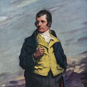 Robert Burns, 1759-1796 (colour litho)