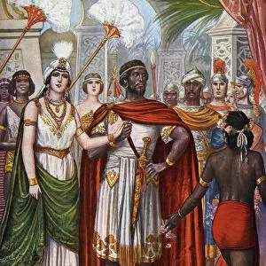 Roman Antiquite: The Marriage of the Queen of Numidia Sophosnibe (235-203 BC) and Massinissa after the Capture of Cirta and the Defeat of Syphax in 203 BC"