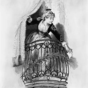 Rosine, illustration from Act I Scene 3 of The Barber of Seville by Pierre