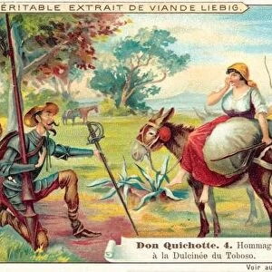Scene from Don Quixote (chromolitho)