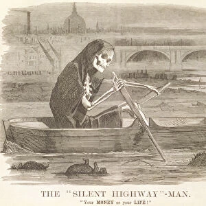 The Silent Highway -Man, Your MONEY or your LIFE, cartoon from Punch