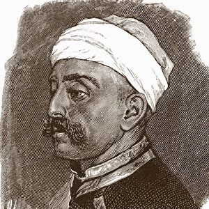 Sir Mir Turab Ali Khan, from The Magazine of Art, published 1878 (litho)