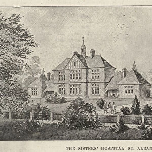 The Sisters Hospital, St Albans (engraving)