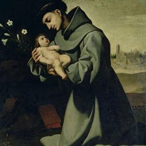 St. Anthony of Padua (oil on canvas)