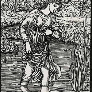 The Task of the Reeds, 1866 (woodcut)