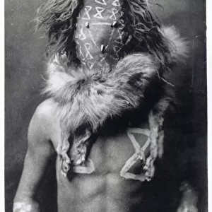 Tobadzischini, a Navajo Indian, 1904 (b / w photo)