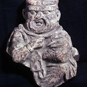 Tragic theatrical character Greek art found in Southern Italy. 6th - 5th century BC