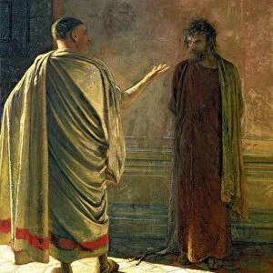What is Truth? (Christ and Pilate) 1890 (oil on canvas)