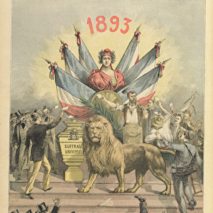 Universal Suffrage, illustration from the supplement of Le Petit Journal