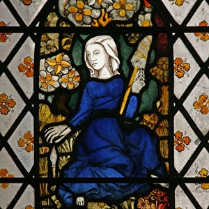 Window Na depicting Eve in the Garden of Eden (stained glass)