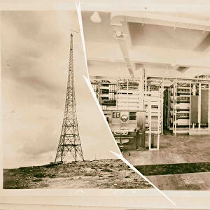 Composite picture radio mast Tel-Aviv Exchange