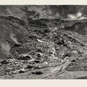 Great Eruption of Mud at Kantzorik, Near Erzeroum, Asia Minor, 1889