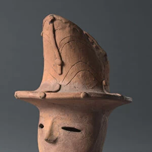 Male Haniwa Head 500-600 Japan Kofun Period 3rd century-538