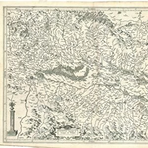 Map Alsatia superior cuSvntgoia & Brisgoia Gerard Mercator