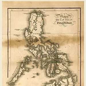Map of the Philippine Islands, 1821
