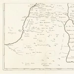 Map southern part Palestine maps separate countries