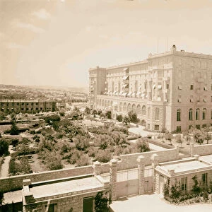 Newer Jerusalem suburbs King David Hotel East facade