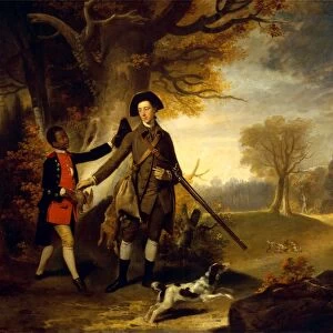 An Unknown Man, perhaps Charles Goring of Wiston (1744-1829), out Shooting with his