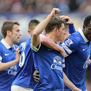 Leighton Baines Penalty Kick: Everton's Dramatic Comeback Against Swansea City (22-03-2014, Everton 3-2)