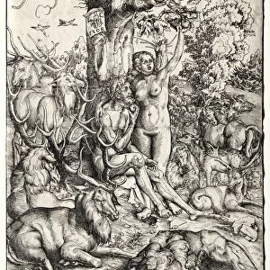 Adam and Eve in Paradise, 1509. Creator: Lucas Cranach (German, 1472-1553)