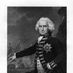 Admiral Alexander Hood (1726-1814), 1st Viscount Bridport, 1837. Artist:s Freeman