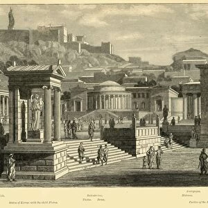 Agora of Athens (restored), 1890. Creator: Unknown