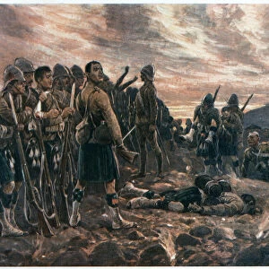 All That Was Left of Them, 2nd Boer War, 1899. Artist: Richard Caton Woodville II