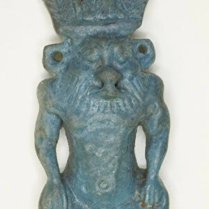 Amulet of the God Bes, Egypt, Third Intermediate Period-Late Period (about 1069-332 BCE)