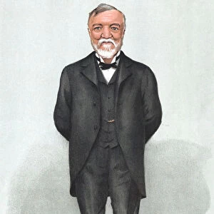 Andrew Carnegie, Scottish-born American philanthropist and industrialist, 1903. Artist: Spy