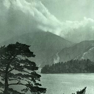 Approaching Storm on Lake Motosu, 1910. Creator: Herbert Ponting