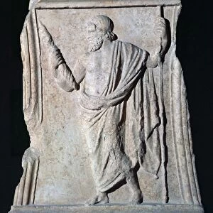 Archaic Roman relief of Jupiter