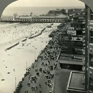 Atlantic City, N. J. Americas Foremost Seaside Resort - the Boardwalk and Steel