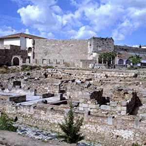 Badajoz Merida Alcazaba. Restos Del Antiguo Recinto