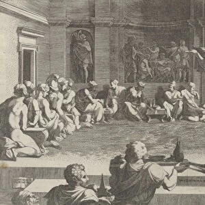 The Banquet of Alexander, 1540-50. Creator: Domenico del Barbiere