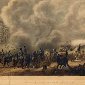 The Battle of Krasnoi on August 14, 1812, 1820s. Artist: Faber du Faur, Christian Wilhelm, von (1780-1857)