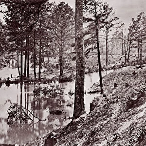 Broadway Landing, Appomattox River, 1864. Creator: William Frank Browne