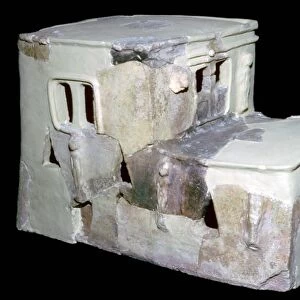 Bronze Age Syrian model of a house
