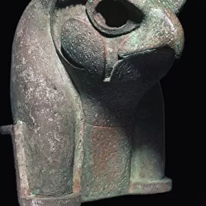 Bronze head of the Egyptian god Ra