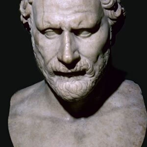 Bust of the Greek statesman Demosthenes, 4th century BC