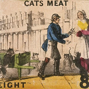 Cats Meat, Cries of London, c1840. Artist: TH Jones