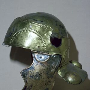 Cavalry combat helmet, Roman Britain, from Witcham Gravel, Ely, Cambridgeshire, 1st century AD