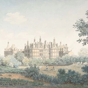 The Chateau of Chambord Seen from the Southwest, 18th century