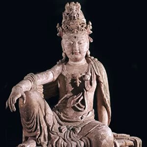 Chinese statuette of Kuan-Yin as a Bodhisattva, 12th century