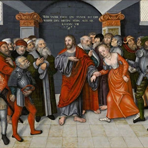 Christ and the Woman Taken in Adultery, 1549