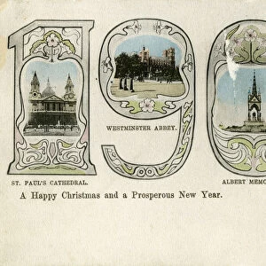 Christmas card, 1904